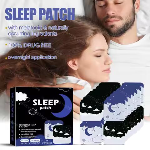 Sleep Aid Patches Melatonin For Insomnia Treatment Easy Sleep Body Relaxing Soothing Patch Relieve F