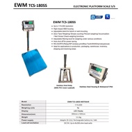 EWM TCS-180SS / Weight scale 150KG 300KG Electronic digital Timbang weighing scale Penimbang digital