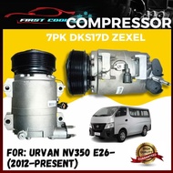 FC NEW COMPRESSOR 7PK DKS17D ZEXEL FOR URVAN NV350 E26-(2012-PRESENT) FC