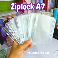A7 Ziplock Binder Pocket Kantong / Ziplock bag / Pouch / Zipper PVC