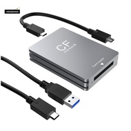 CFexpress Type B Card Reader USB3.2 Gen2 10Gbps CFexpress Reader Memory Card Adapter with USB C to U
