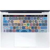 Keyboard Cover for MacBook Pro 13 and 15 Inch with Touch Bar (Model: A2159, A1989, A1990, A1706, A17