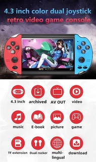 พร้อมส่งจาก กทม เกมส์PSP มือถือเกมแบบพกพา PSP X7 PLUS เกมมือถือคอนโซล มือถือเกมแบบพกพาย้อนยุค MP5 Ga