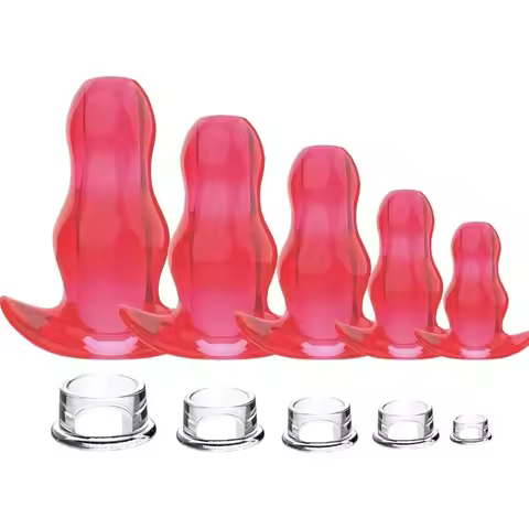 Hollow Plug Anal Dildo For Women Men Ass Speculum Buttplug Anus Tunnel Stuff Expander Speculum Vagin