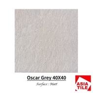 Asia Oscar Grey 40x40 Keramik Lantai Kasar KW1