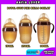 [🇲🇾ReadyStock] Botol Susu 150ml/250ml/300ml Milk Bottle Squeezable Feeding Silicone PikoBello Teat P