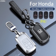ZOBIG for honda Key Fob Cover leather Key Case Cover Key Fob Cover for 2022 2023 Honda Civic XRV vez