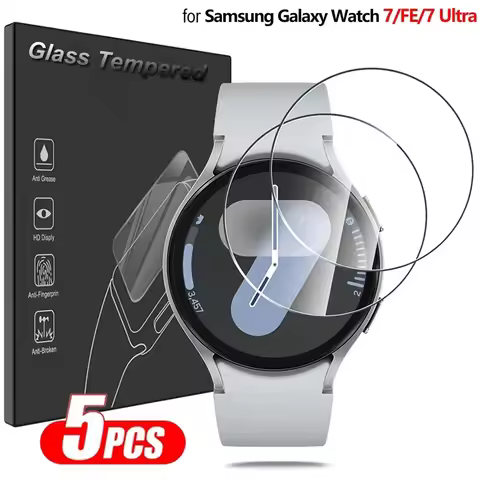 Tempered Glass For Samsung Galaxy Watch 7 40mm 44mm/FE 40mm HD Screen Protector For Galaxy Watch 6 5
