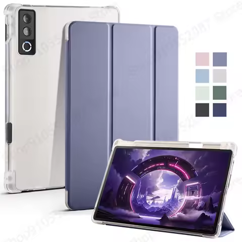 For Lenovo Legion Y900 11 Case With Pen Holder Trifold Soft Back Stand Tablet Cover For Legion Y900 