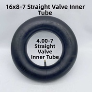 Elderly Scooter Tire 16x8.00-7 Straight Mouth Inner Tube 4.00-7 with 16 Inch Inflatable Tire Electri