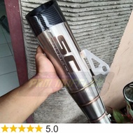 Sc project S1 stainless steel motorcycle exhaust silencer, Only d50mm