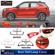 HermanAuto Perodua Ativa Sportivo Car Tail Lamp Cover Accessories