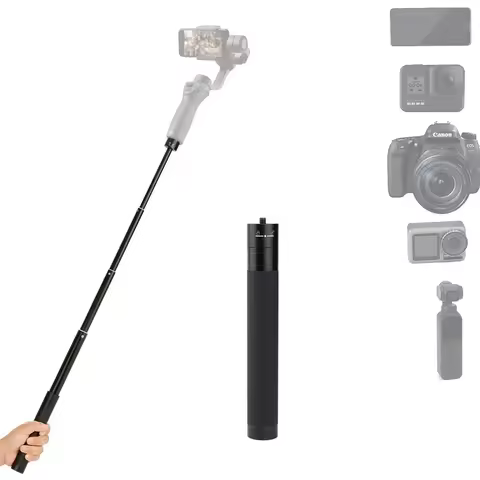 Extension Rod Pole Selfie Stick For Dji Om 5 Osmo Mobile 3 4 5 Gimbal Camera FeiYu Zhiyun Smooth Moz