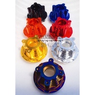 Sprocket Hub Enkei Alloy CNC FORGED YAMAHA Y15 V1 V2 / LC135 5S ( masuk 4 lubang Sprocket - sprocket