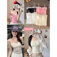 QY.Shop ️Women's Lace Vest Spring And Summer Design 2025 Sleeveless "FY10127"