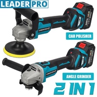2000W Brushless Car Polisher Angle Grinder Variable Speed 688VF 2-IN-1 Car Waxing Polishing Machine 