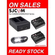 Original SJCAM Extra Battery +Dual Charger Accessories SJ4000 SJ5000 CAM