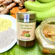 Tan Yen Thanh Green Banana Honey Turmeric 250g - Supports stomach, colon, constipation. Sweet, sweet