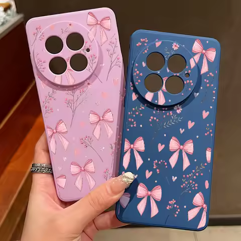 Bow Flower Pattern Phone Case For OnePlus Nord 5 15R 15 13 12 ACE 6T 6 5 3 2 13R 12R Soft Silicone L