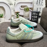 Ready stock green long tongue retro casual low top board shoes/IE0967