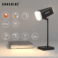 陽光 - FTL025BK LED可充電多功能磁吸式檯燈 6W 黑色 3000-6500K+可調光暗 #掛牆燈 #書檯燈 #床頭燈 #露營燈 #小夜燈 #電筒 #枱燈