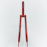 FORK SEPEDA MINI 26 BALAP 27 JADUL LAMA ROADBIKE BAN LUAR 700 FIXIE GARPU POROK MERAH BIRU SILVER RI