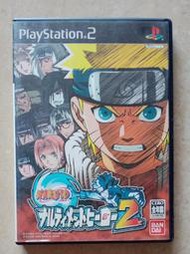 PS2 GAME 日本原版片 火影忍者2 木葉的忍者英雄們2