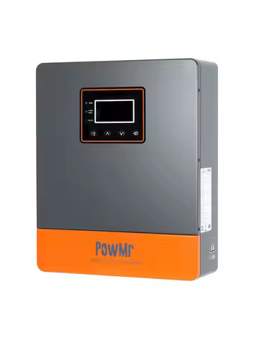 PowMr 7KW Hybrid Solar Inverter 48V DC to 230V AC Wtih 120A MPPT Solar Charger Parallel Off-Grid Inv