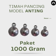 ZTS Tin Fishing Weights Earring Model 1000 Gram Package