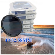 Cuely Filter ND Neutral Density Universal 49MM/ 52MM/58MM