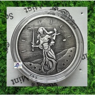 2022 Silver 1oz Gibraltar Lady Justice Antique