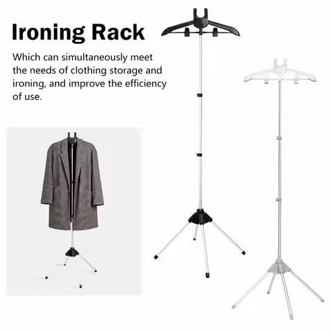 Steamer Stand Telescopic Garment Steamer Rack Height Hanger Bracket Adjustable Handheld Steam Garmen