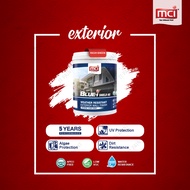 [CUSTOM] 1 Liter MCI Blue-i Shield Exterior Wall Paint | 5 Years Protection | Cat Dinding Luar Rumah