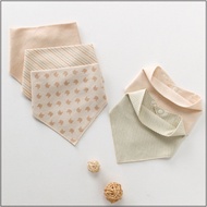 Baby products Baby bibs Colorful Cotton Triangle Scarf Cotton Bib Square Cotton Bib HKEK