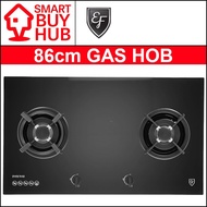 EF EFH9720 86cm 2-Burner GLASS GAS HOB (EFH 9720 TN VGB)