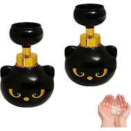 KEBETEME 2PCS New Cat Paw Foaming Soap Dispenser Cute Cat/Dog Shaped Hand Soap Foam Soap Pump Bottle