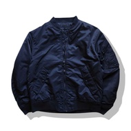 Uniqlo Black Bomber Flight Jacket Chest Size 49