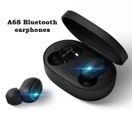 【Daily Deals】 A6s Fone Tws Wireless Bluetooth Headset With Mic Earbuds For Noice Cancelling Earphone Bluetooth Headphones