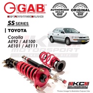 Toyota Corolla AE92 / AE100 / AE101 / AE111 - GAB SS Series Fully Adjustable Suspension / Coilover