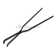 17.5" 45cm Black Steel Tong for Crucible Bowl / Penyepit Mangkuk Lebur