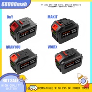 PINSEN 68000mAh High-Capacity Li-Ion Battery – Power Pack for Dayi/Makita/Quanyou/Worx/OSUKA Tools