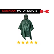 KAWASAKI BARAKO KAPOTE / RAIN COAT / KAPOTE / PONCHO KAPOTE / KAPOTE FOR MOTOR / GREEN KAPOTE