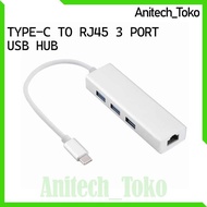 DI100 >> TYPE-C 3.0 TO RJ45/TYPE-C 3.0 TO RJ45 WITH 3 PORT USB HUB
