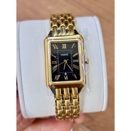 FOSSIL ES5220 ES5271 ES5304 Raquel Three-Hand Date Gold / Rose Gold Tone Stainless Steel Watch