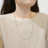 造型純銀項鍊 | 水波長鍊 3mm 60cm