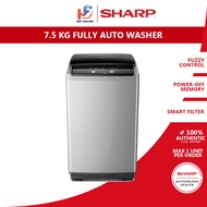 Sharp Mesin Basuh Automatik - Fully Auto Washing Machine (7.5 kg) ES721X