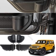 Front Rear Door Organizer Tray For 2018 2019 2020 2021 2022 2023 2024 Jeep Wrangler JL 4XE JLU Rubic