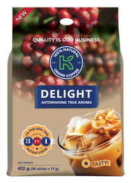 K COFFEE DELIGHT 3IN1 612G - CÀ PHÊ SỮA - VỊ ÊM NHẸ THƠM NGON