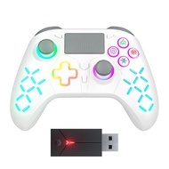 Pengawal Tanpa Wayar Gamrombo untuk PS5, Pengawal PS5 dengan Penyesuai 2.4g, Lampu RGB, Marco, Turbo