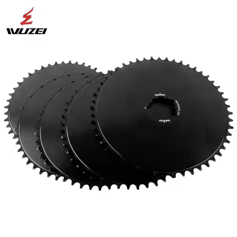 WUZEI Narrow Wide Chainring for SRAM 3-Bolt Direct Mount Crank, Gravel Bike CNC Chainring 40/42/44/4
